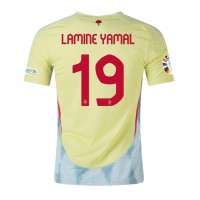 Espanja Lamine Yamal #19 Vieraspaita EM-Kisat 2024 Lyhythihainen